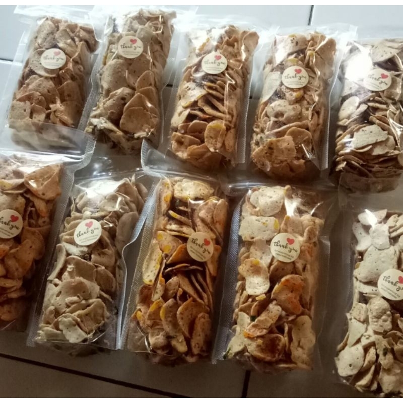 

Basreng Daun jeruk Pedas dan Original