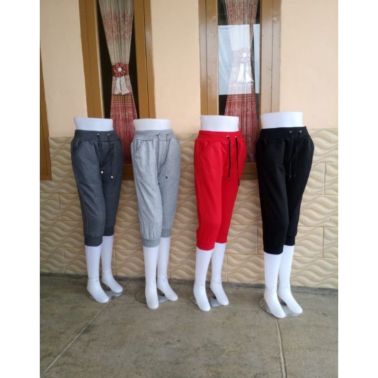 ART P19Y Celana Pendek Wanita 34 Polos Joger Olahraga Pria 78 Pria Distro Bahan Katun Babyterry Prem