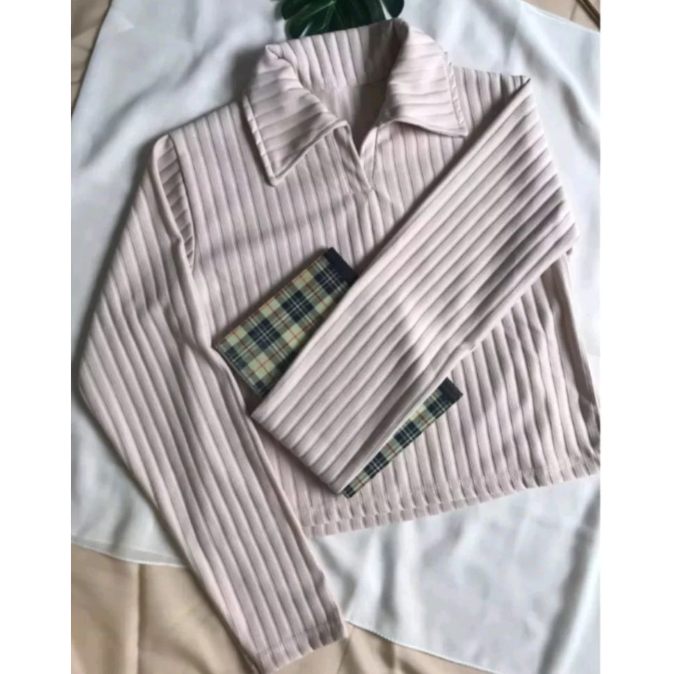 [W.D] Rosi Top Atasan Blouse Muslim Korean Style Wanita Fashion Terlaris