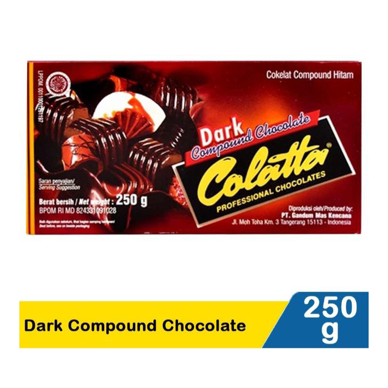 

COLATTA Dark Chocolate Compound 250 Gram