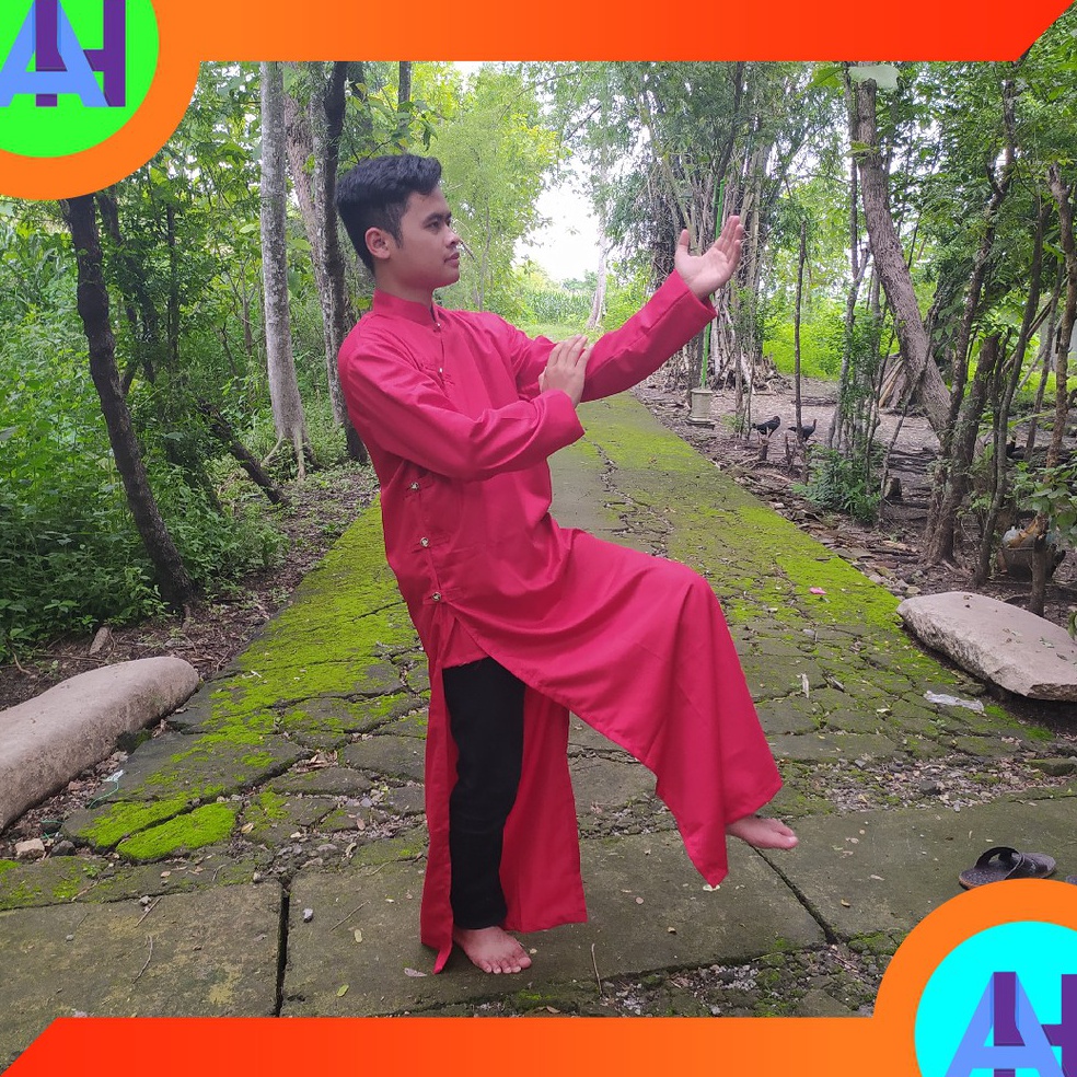 ART C88D Jubah China Jubah Wingchun IP man Wushu Kungfu Master JubahChina Model Kancing Samp