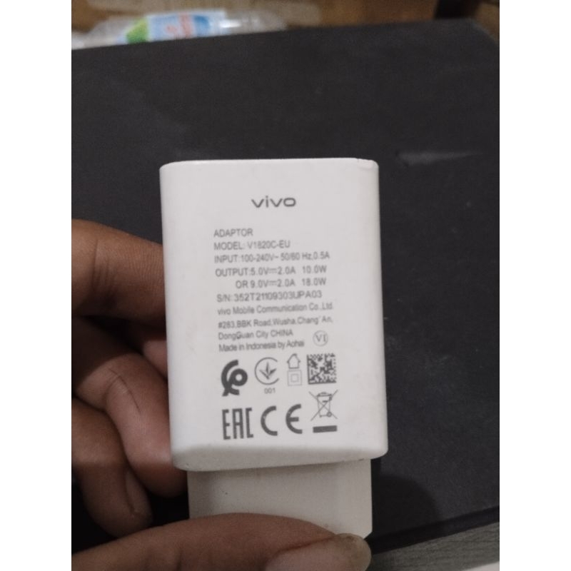 charger vivo ori copotan 100% adaptor vivo kepala cas vivo100% original fast charger casan ori vivo 