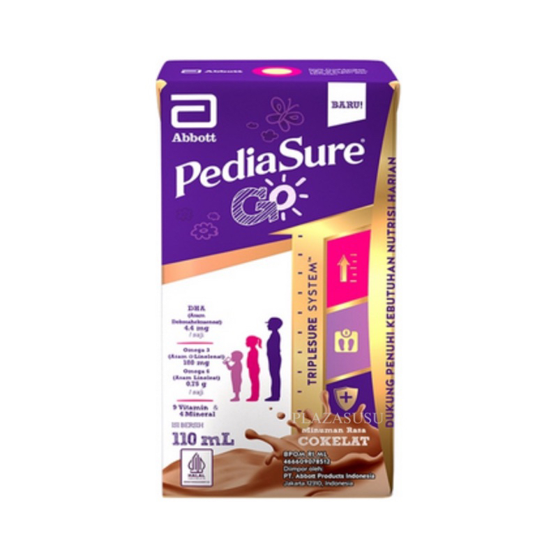 

Pediasure Go Cokelat Susu UHT 110ml