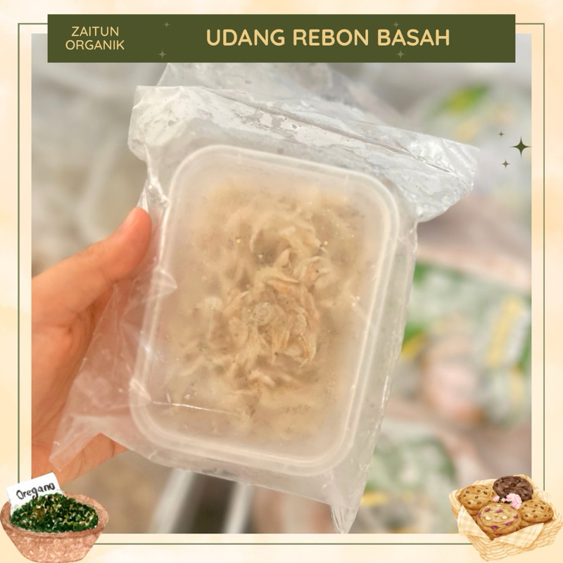

Udang Rebon basah natural tanpa pengawet tanpa diasinkan