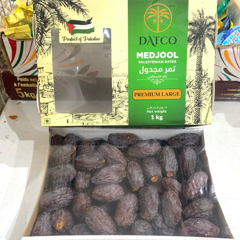 

DATCO Kurma Medjool jumbo 1kg 500gr medjoul jumbo Palestine medjool SYAM PREMIUMT