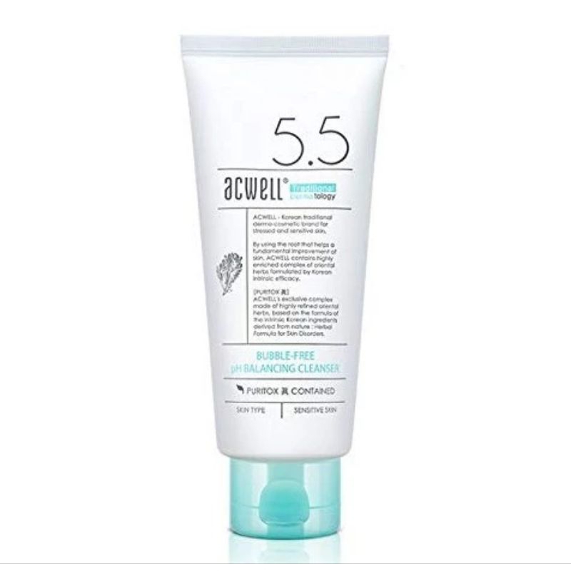 Acwell Bubble Free pH Balancing Cleanser -150 ML (reject kemasan)
