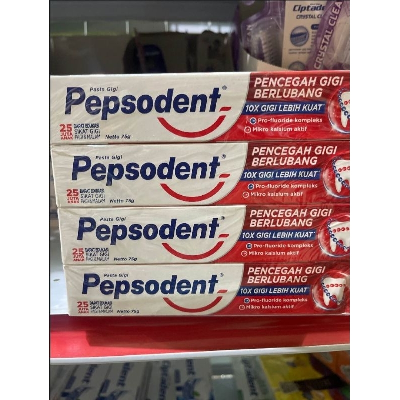 Pepsodent 75gr Harga Perkarton Isi 144 Pcs