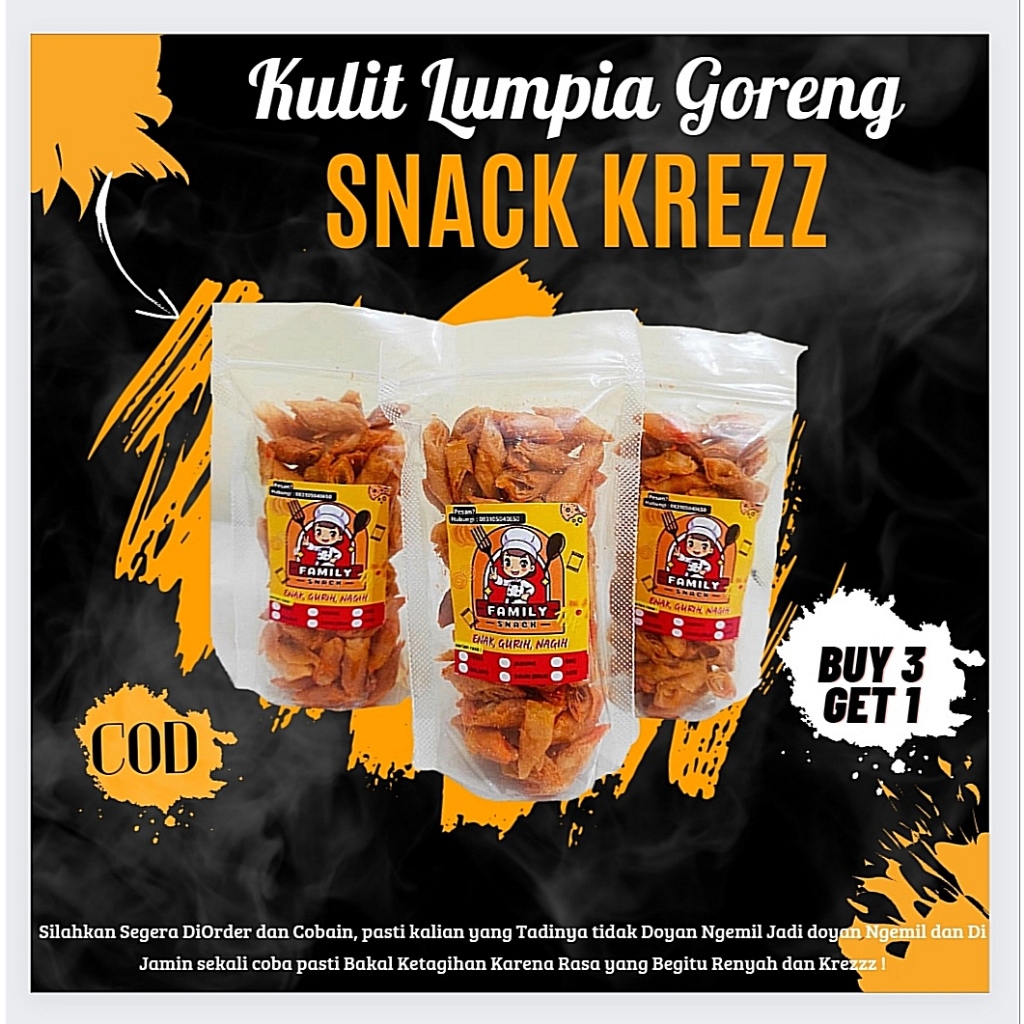 

Kulit Lumpia Goreng | Cemilan Snack | Cemilan Kiloan | Makanan Ringan Pedas | Snack Murah | Cemilan Grosir | kripik Kekinian | Kripik Murah | Kripik Kiloan