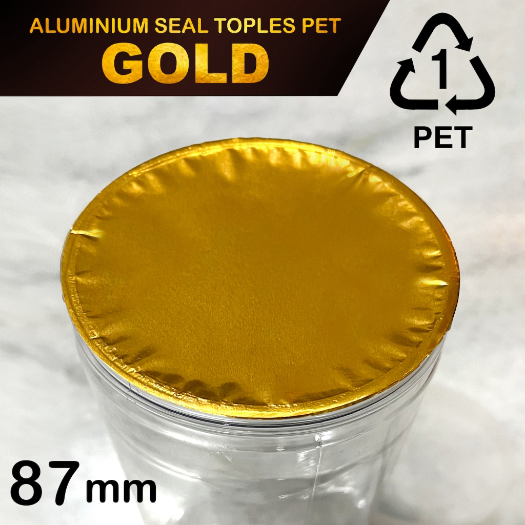Segel Toples / Seal Aluminium Induksi PET 8,7 cm Food Grade Image 4