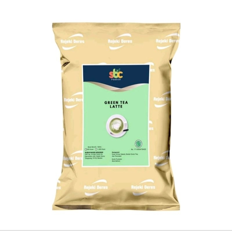 

SBC -Bubuk minuman premium-500 gr /variant green tea latte