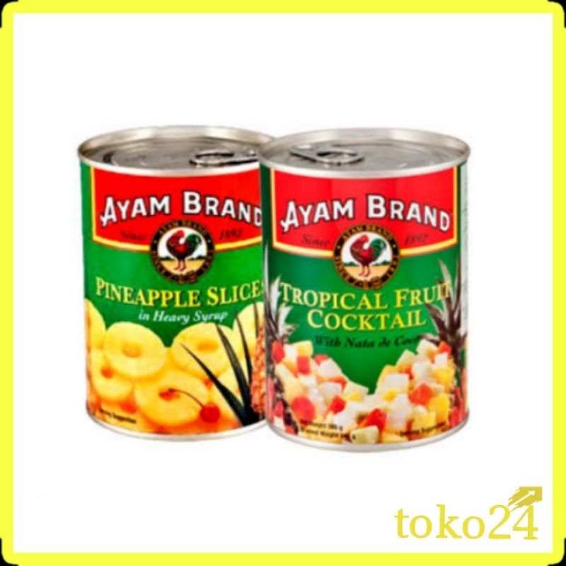 

Ayam Brand Fruit Cocktail & Pineapple Slice 565 gr