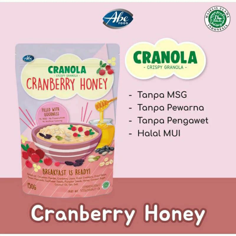 

Abe Food Cranola crispy Granola