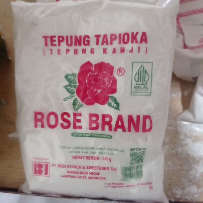 

Tepung tapioka Rose Brand - 200g