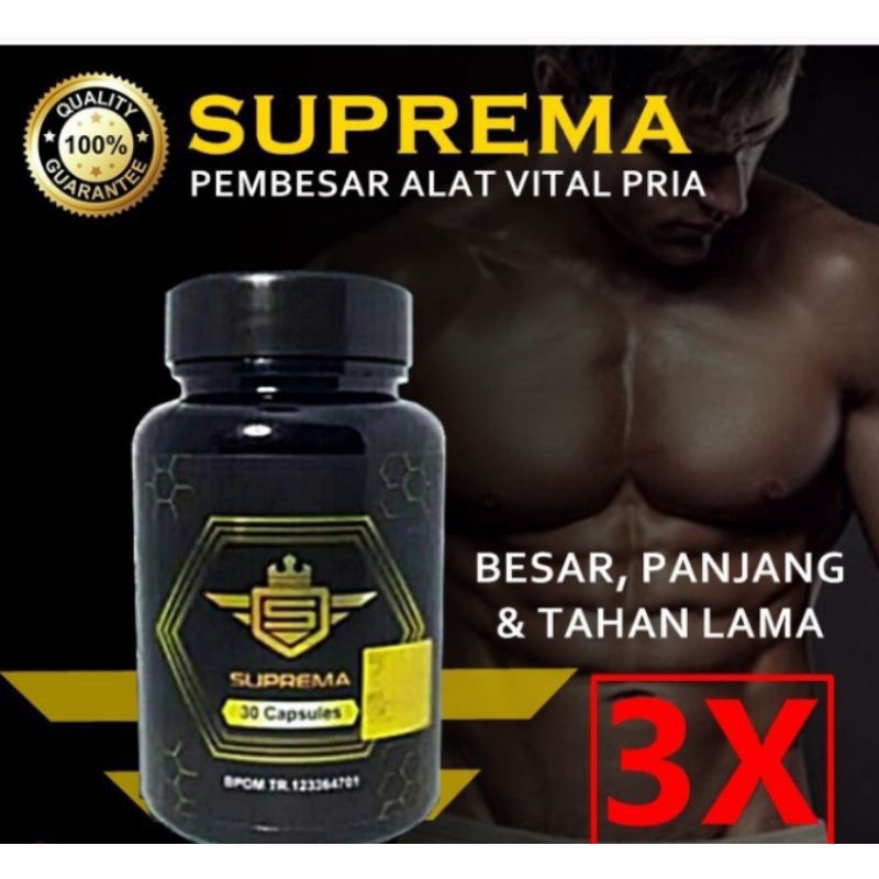 SUPREMA ASLI ORIGINAL 100% OBAT PEMBESAR KUAT-TAHAN-LAMA
