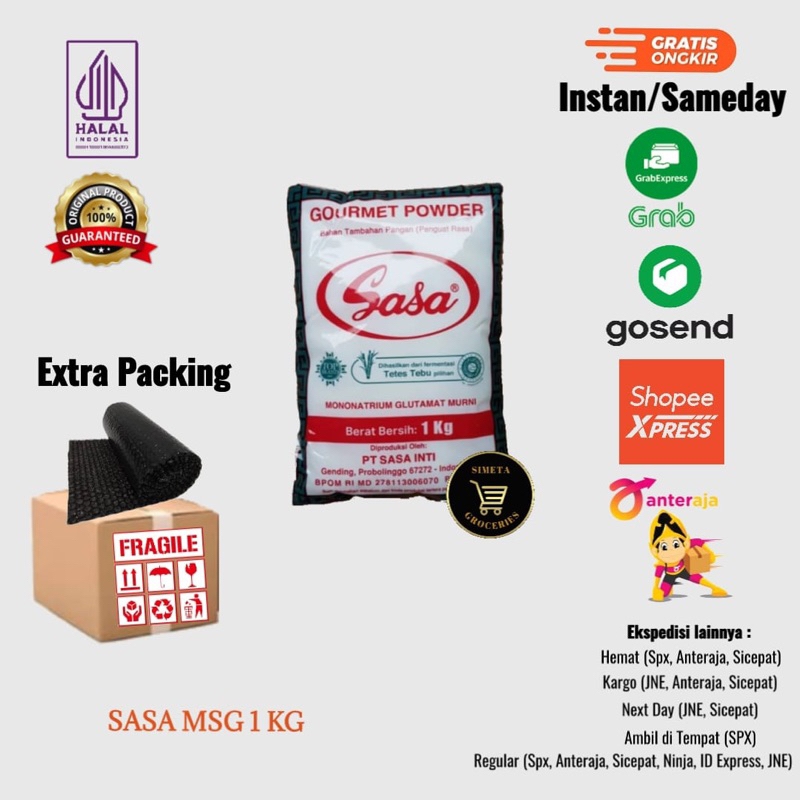 

MSG Sasa Penyedap Rasa 1kg