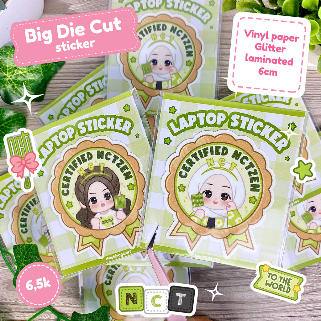 

GLITTER STICKER & Keychain "CERTIFIED NCTZEN