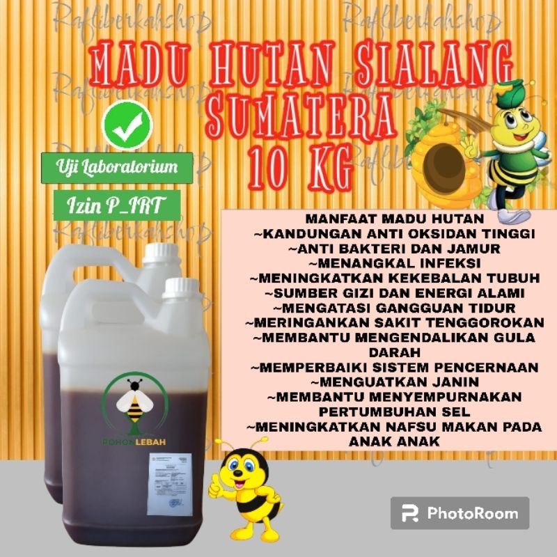 

madu asli hutan sumatera 10 kg curah riau kampar