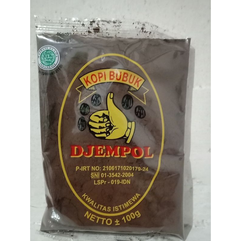 

Kopi Bubuk Djempol 100g Kopi Jempol / Kopi Bubuk Khas Pontianak / Bubuk Kopi Robusta / Kopi Legendaris