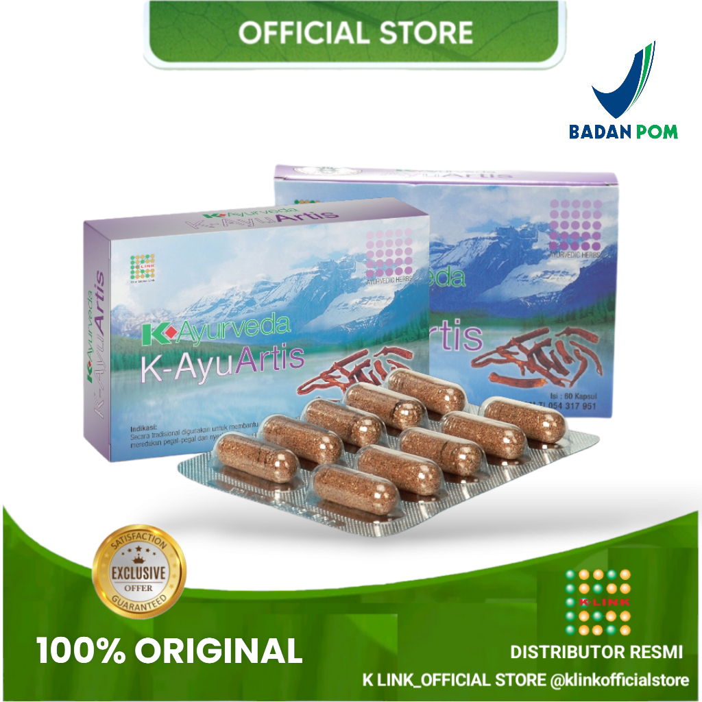 

AYU ARTIS ORIGINAL HERBAL KESEHATAN TULANG, SENDI, OTOT REMATIK