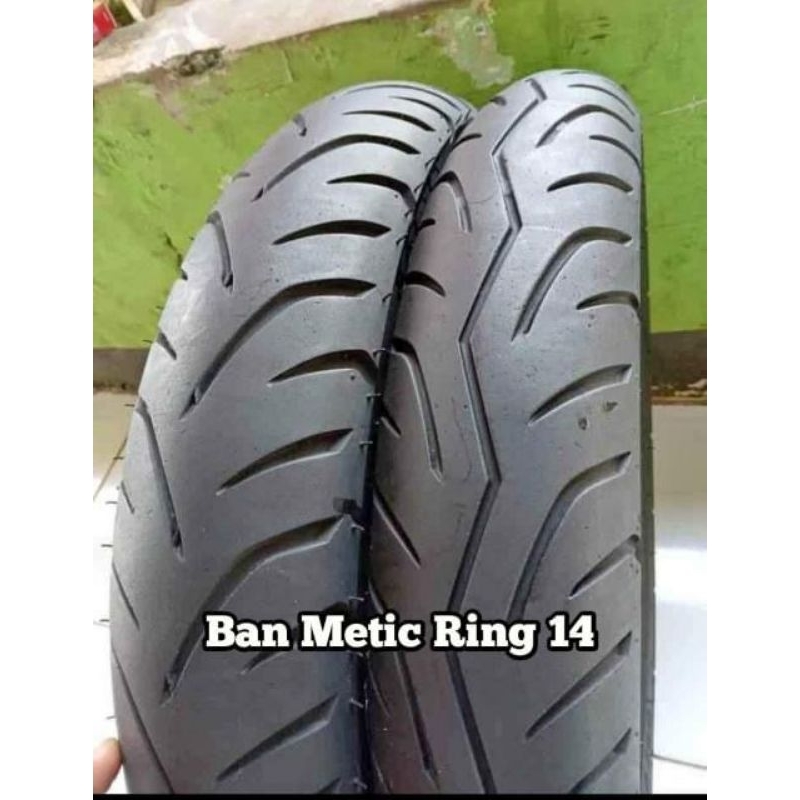 Ban metic sepasang ring 14 tubeless merk federal