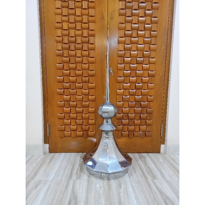 Ornamen Kubah Masjid Ukuran 40 Cm Tinggi 120 Cm