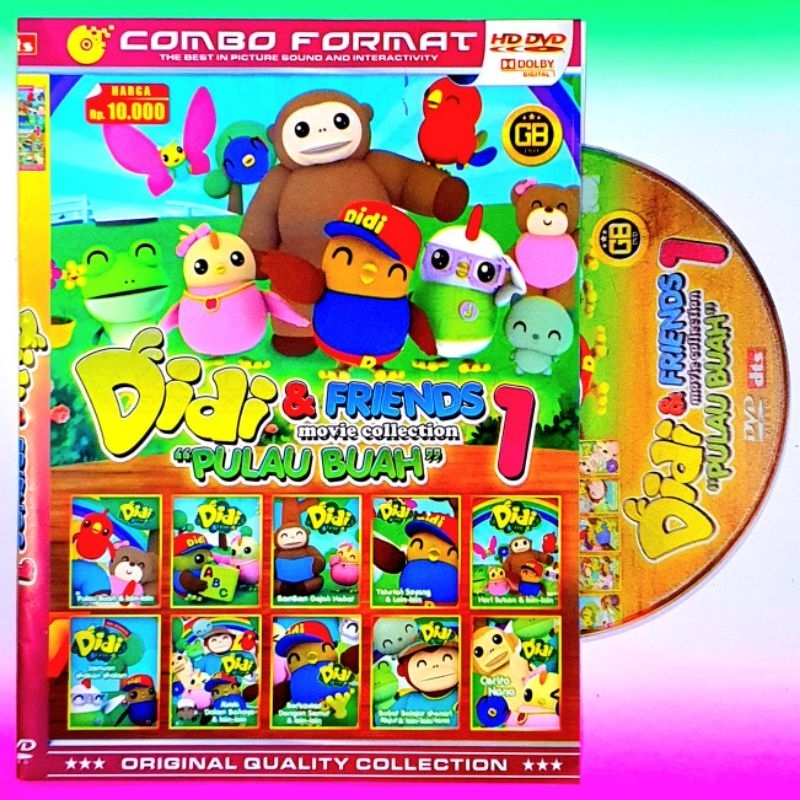 Kaset DVD Film Collection Kartun - Film Collection kartun Didi & Friends