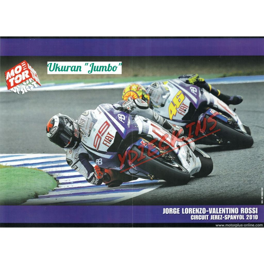 Koleksi Poster MotoGP Tabloid Motor Plus "Circuit Jerez-Spanyol 2010"