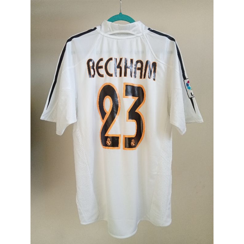 Jersey RM Home 2004 Beckham (M) Original & Jersey Persib Bandung Third 2018 PI Febri Hariyadi (S) Or