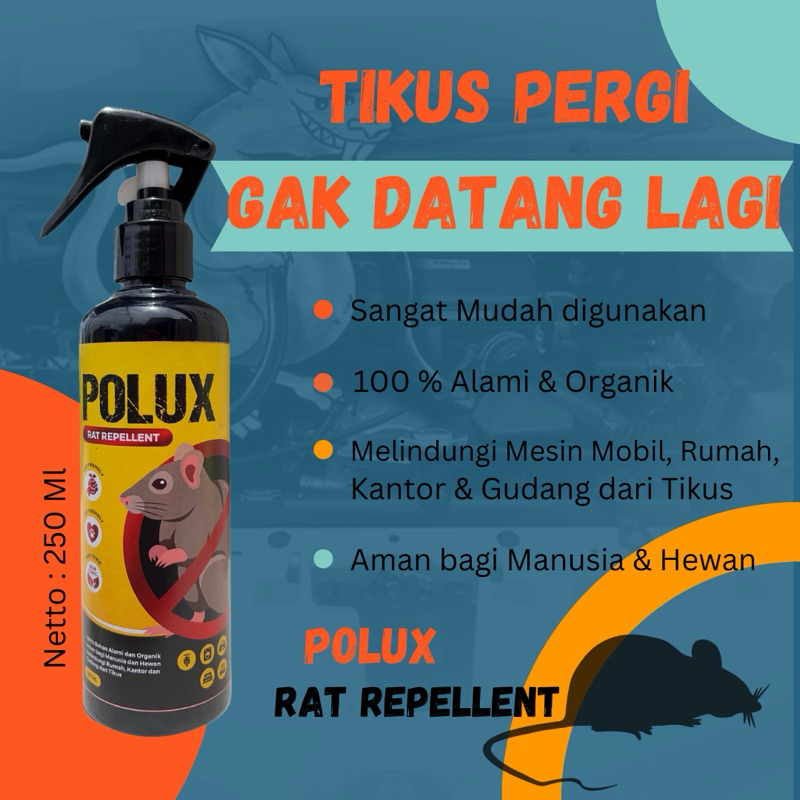 POLUX RAT REPELLENT SPRAY PENGUSIR TIKUS