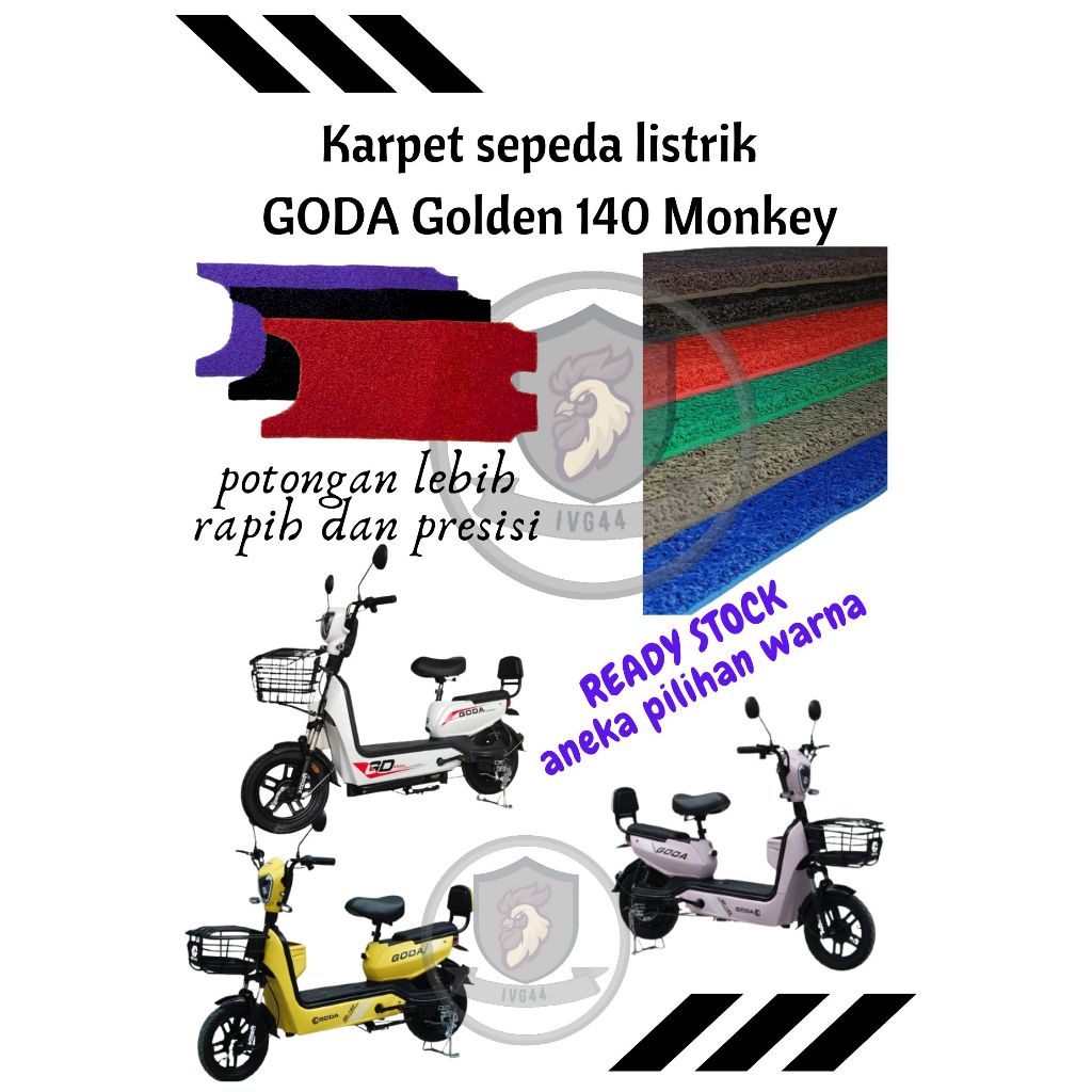 Karpet sepeda listrik GODA 140 Monkey