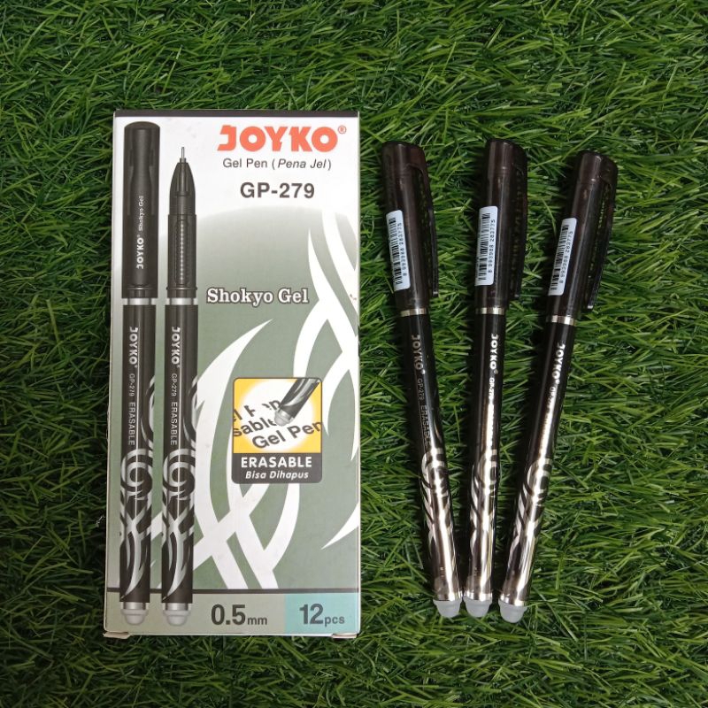 

Pulpen Joyko Gel Pena GP - 279 ERASABLE Bisa Dihapus - Hitam (Satuan)