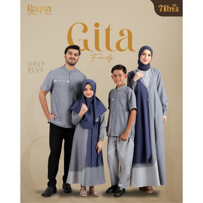 sarimbit nibras 2024 sarimbit nibras Gita || Koko nibras Gita || gamis nibras gita