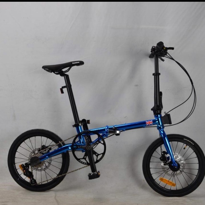 SEPEDA LIPAT 16 SAKONI WORKS ALPHA 10SP HYDRAULIC HOLLOW CRANK KENDA