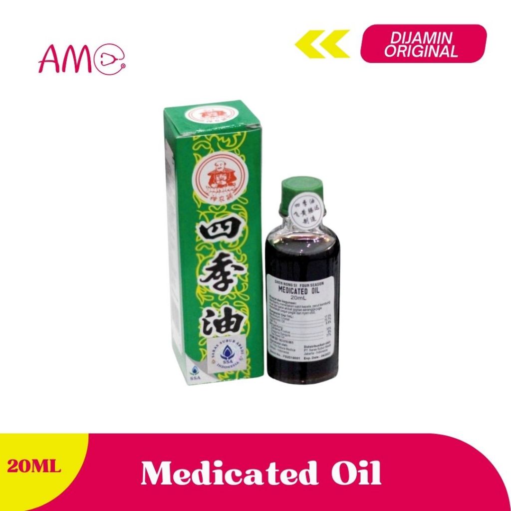 Medicated oil 20ml original minyak gosok