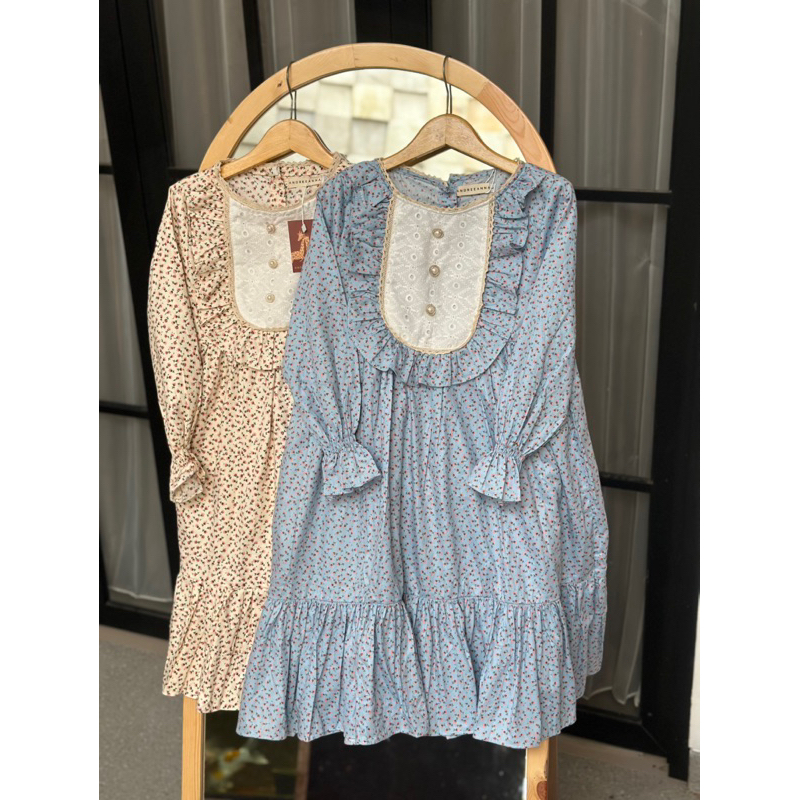 ANDREEANNA - ANNA DRESS RAYA SERIES - dress vintage anak perempuan 1-8rh