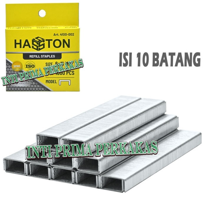 

ISI STEPLES TEMBAK 8x11MM HASSTON-REFILL STAPLES TEMBAK 4100-003