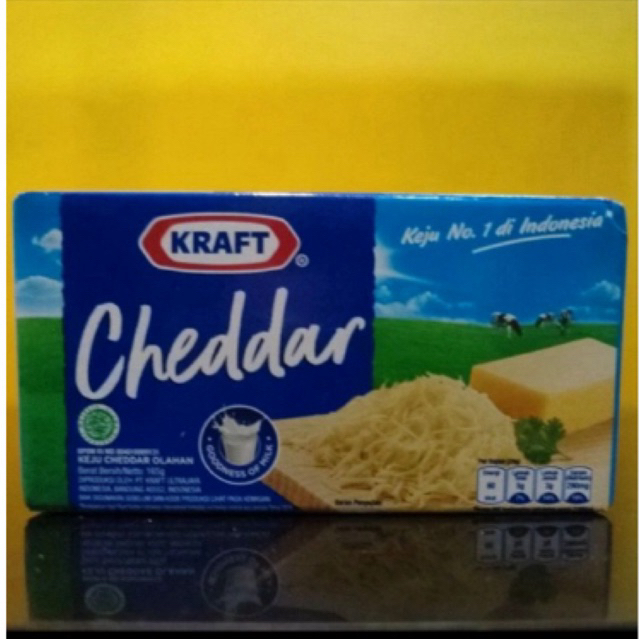 

keju kraft cheddar kemasan 150gram