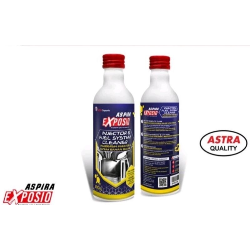 INJECTOR & FUEL SYSTEM CLEANER ASPIRA EXPOSIO 180ML UNTUK MOBIL BENSIN ORIGINAL