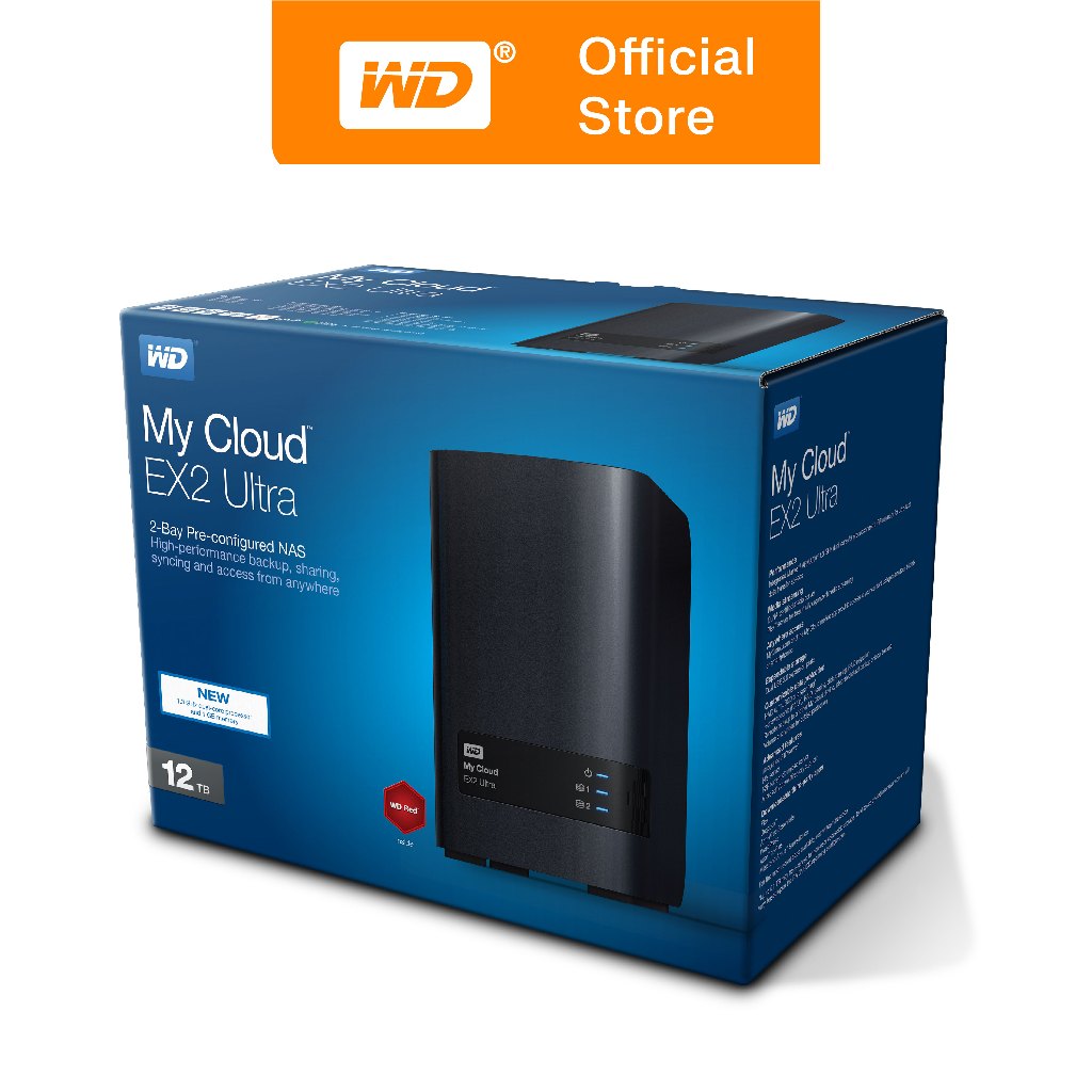 WD My Cloud EX2 ULTRA 12TB - HDD / HD / Hardisk / Harddis External 3.5"