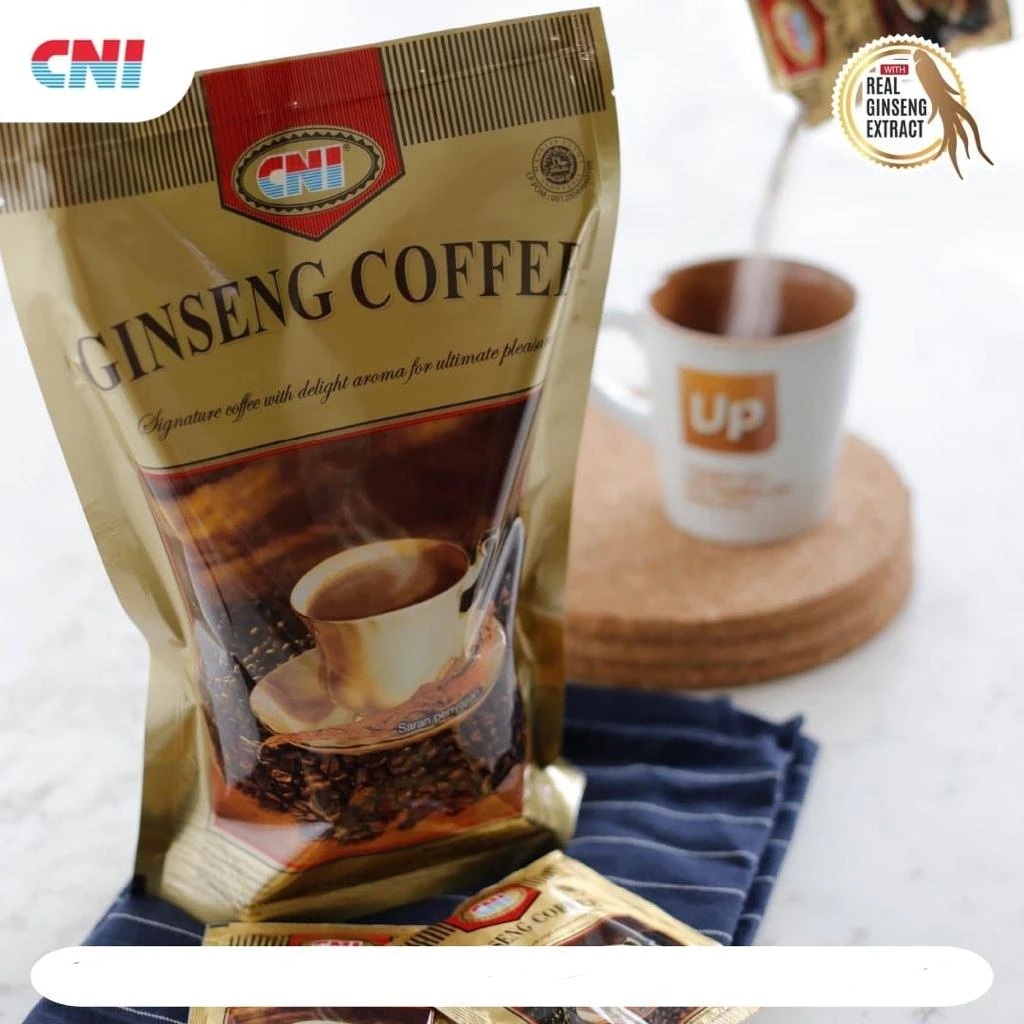 

KOPI GINSENG CNI (Herbal Coffee Sachet Minuman Herbal Tradisional Bubuk Instan)