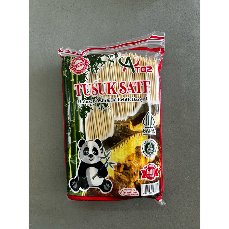 TUSUK SATE PREMIUM TUSUK BAMBU 500gr ATOZ
