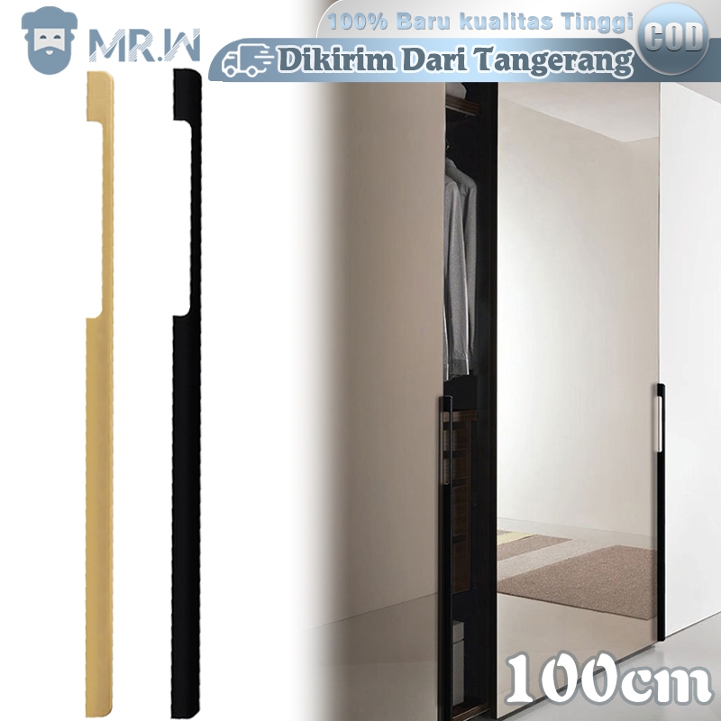 Tarikan Pintu Lemari Panjang 100cm Handle Lemari Panjang Gagang Lemari Modern Gagang Pintu Lemari