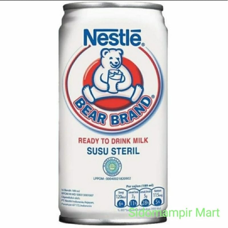 

Bear Brand Susu steril 189ml