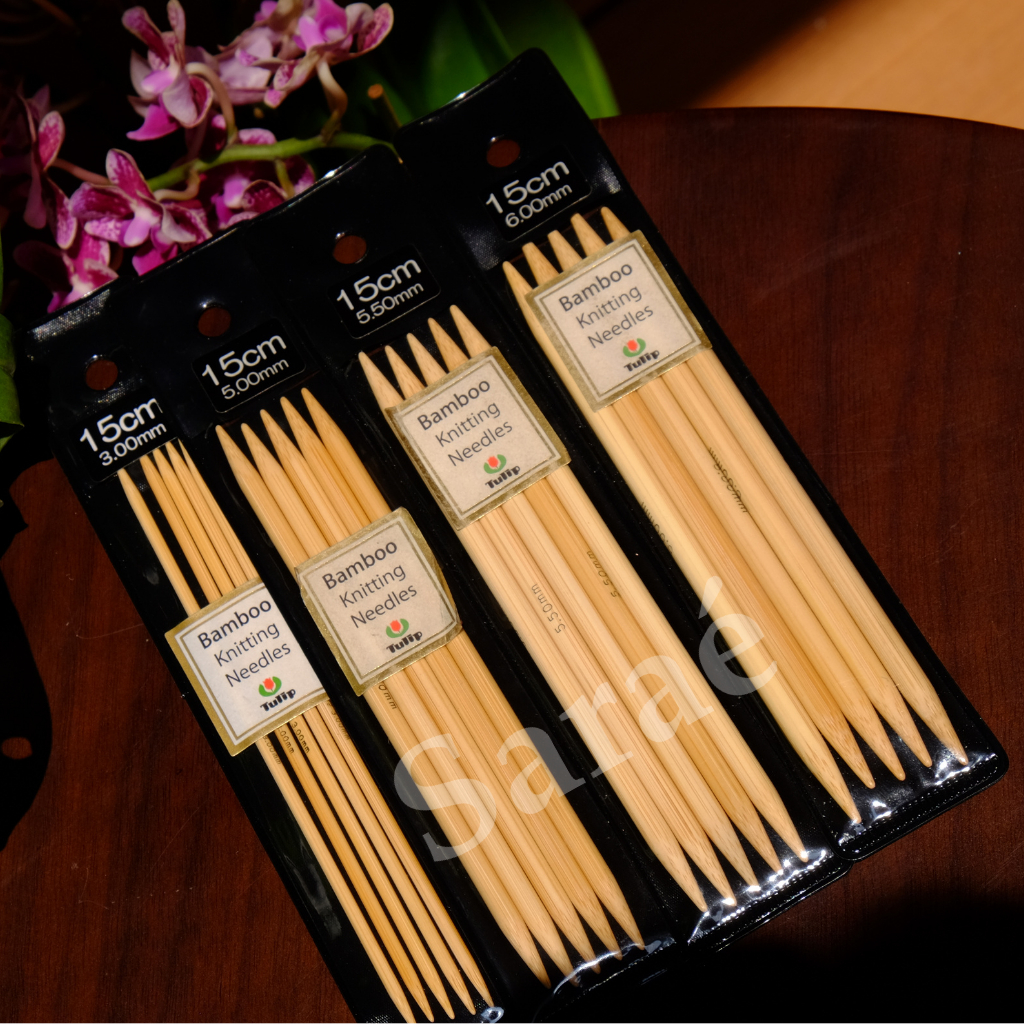 Tulip Bamboo Knitting DPN 15cm/Knitting Double