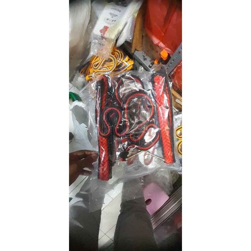 talikur komando AKPOL WARNA merah list hitam jabatan DANKI pakai nestel 1