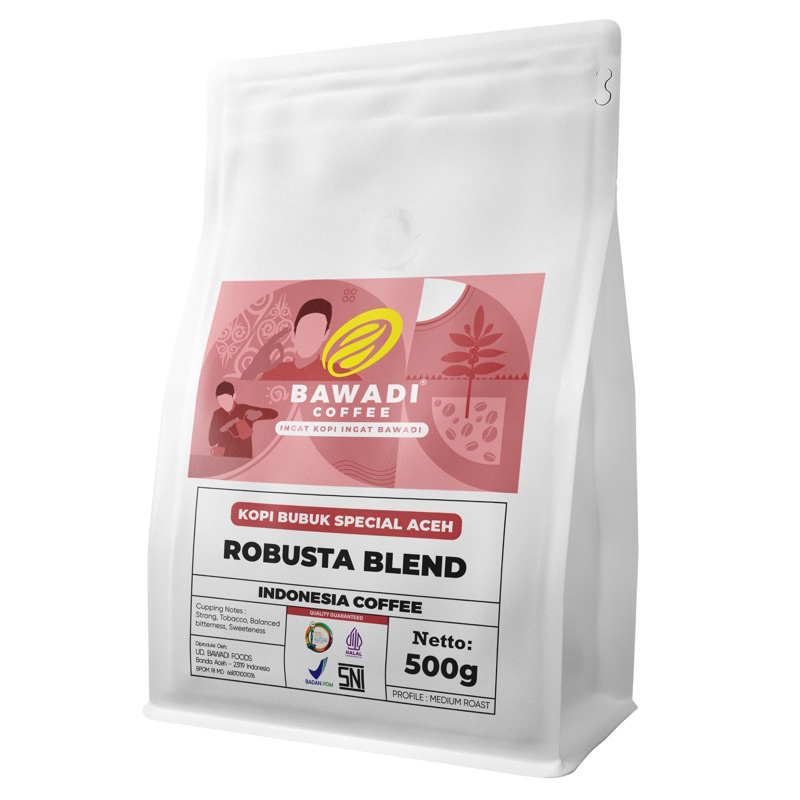 

Bawadi Kopi Robusta Blend 500g - Kopi Aceh Gayo