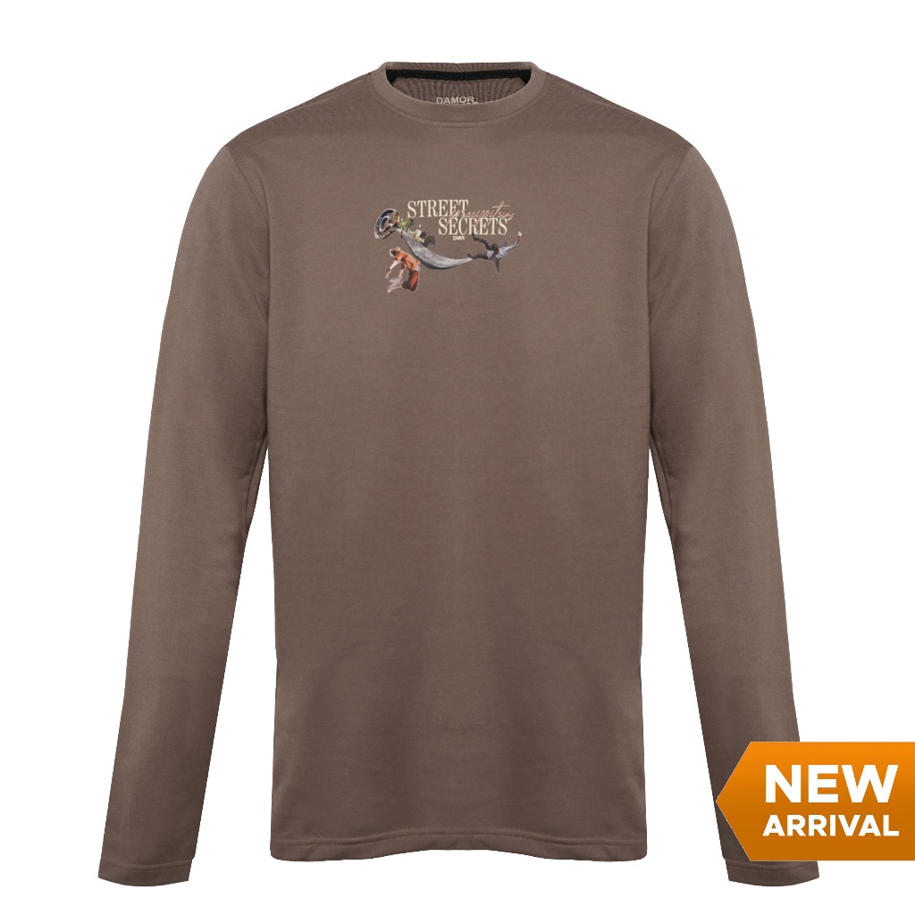 Damor Kaos Regular Men Brown Lengan Panjang - RMSFL.JB010C