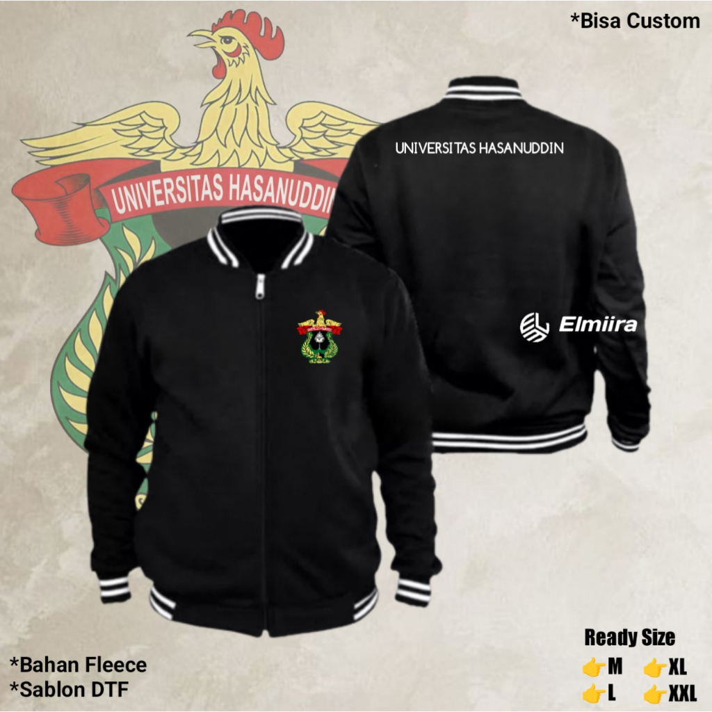 Jaket Universitas Hasanuddin Varsity