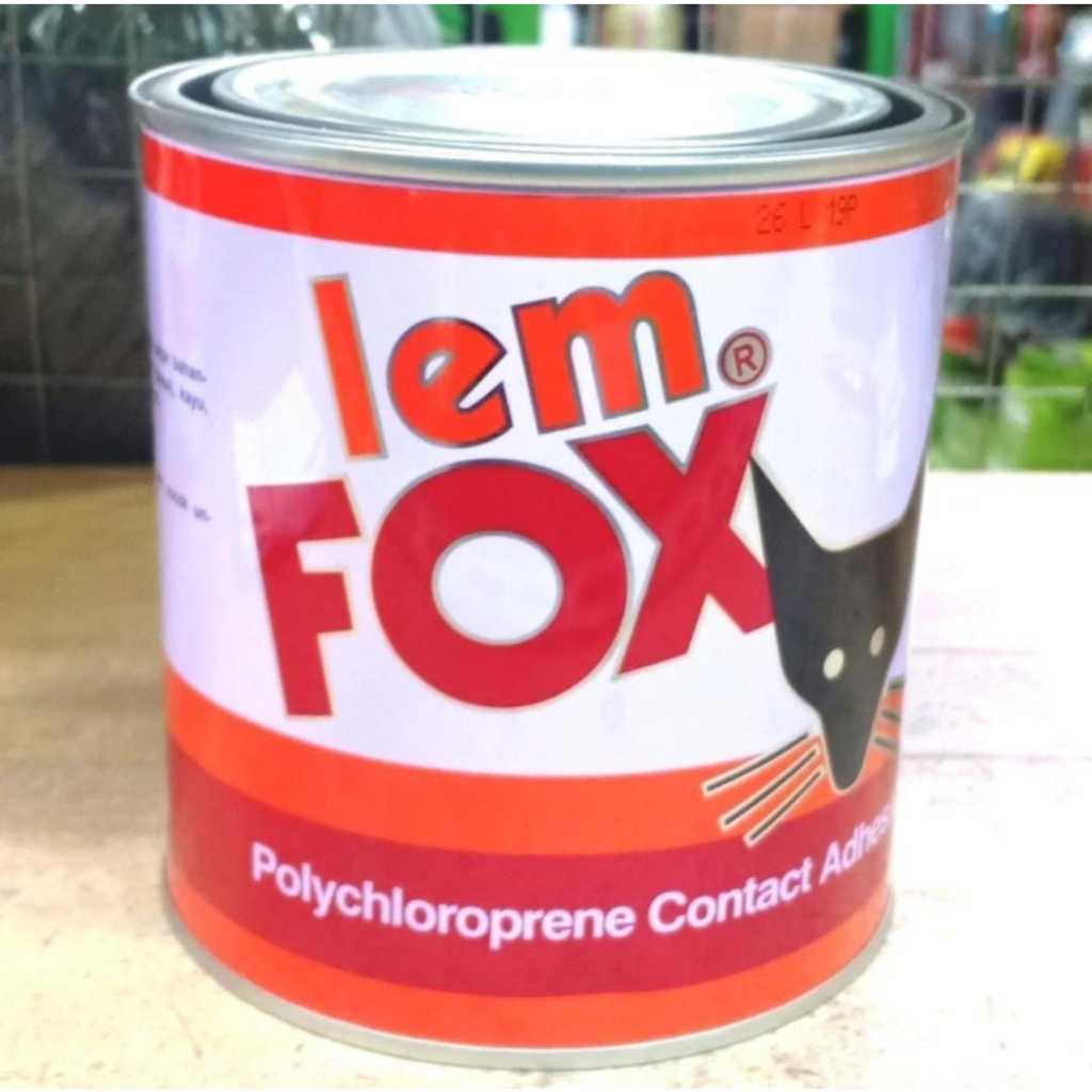 

Lem fox kuning kemasan kaleng 1kg termurah