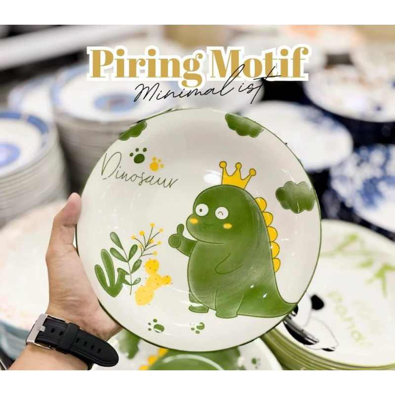 Piring Keramik Korea Seri Ine